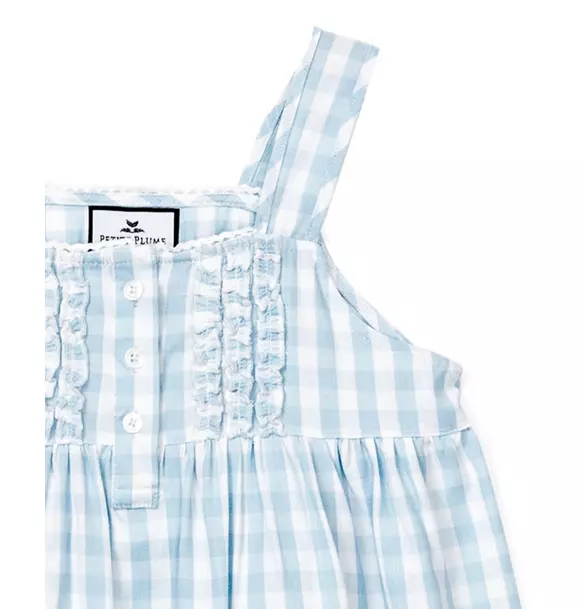 Petite Plume Gingham Charlotte Nightgown image number 1